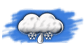 leichter Schneeregen